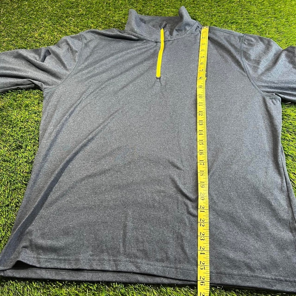 Polo Ralph Lauren Performance 1/4 Zip Pullover Large Navy Blue Active Shirt - Picture 5 of 7